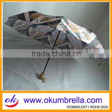 Folding custom printing umbrella case umbrella