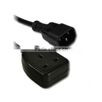 UPS Cable IEC14 plug to UK Socket Power Lead