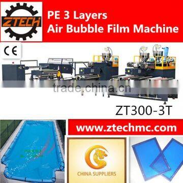 CE standard PE ZT-3000mm 3 Layers Air -Bubble Film Machine