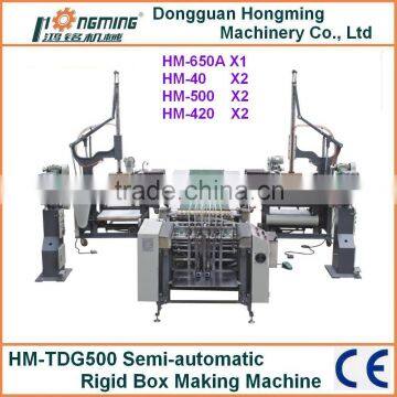 HM-TDG500 Semi-automatic Rigid Box Making Machine