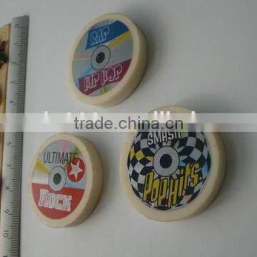 Promotional cool CD shaped eraser