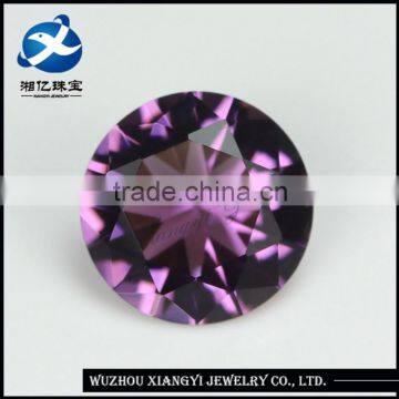 22mm Brilliant round shape crystal glass synthetic gemstone jewelry bead