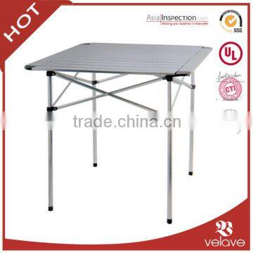 folding table with aluminum table tops