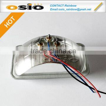 4 Inch Square Auto Crystal Fog Light Halogen Sealed Beam With Shell High / Low Light