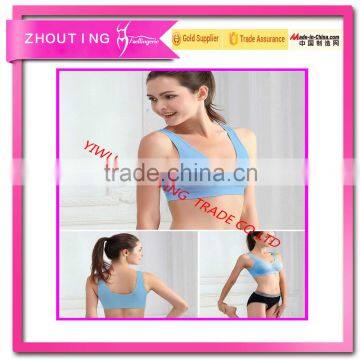 Hot sale ladies breathable sexy yoga bra