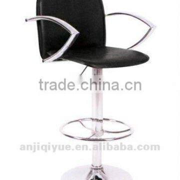 black bar stool with armrest
