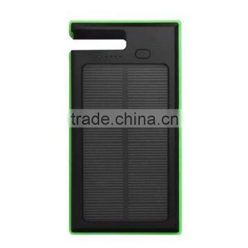2016 Hot Selling High Capacity Portable Solar Power Bank/Smart Phone 8000mah Solar Power Bank photo-5