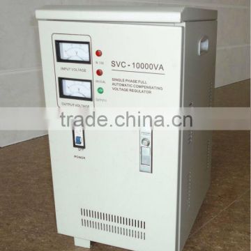 10KW electric servo motor stabilizer single phase,ac power line regulator 230V,electrical stabilizer for air condition