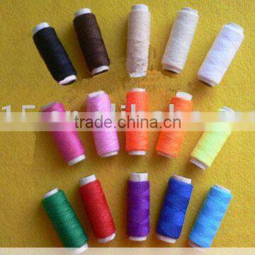 polyester sewing thread/sewing thread/brown color polyester sewing thread