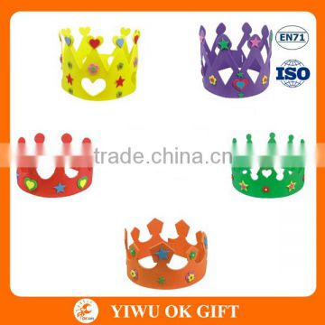 Wholesale Happy Birthday Party DIY Handmake EVA Environmental Headwear Crown