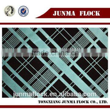 China Junma Blue and black striped pattern Custom Fabric Printing