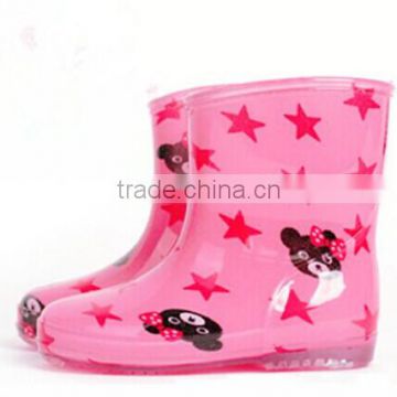 Cartoon rainboots for kids, cute pvc rain shoes, water proof shoes, hot sale water proof boots