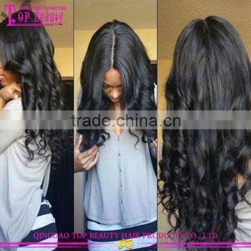 100% Natural Human Hair Full Lace Wigs Virgin Brazilian Part Anywhere