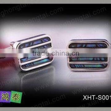 High Quality Die Struck Enamel Cufflink for Christmas Gift