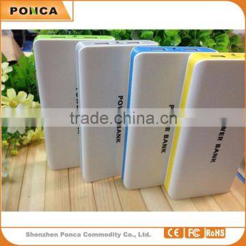 2 USB Output Promotional universal mobile power bank, Logo custom external portable 20000mah power bank