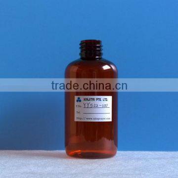 Pharmaceutical Usage Amber Color100ml PET Bottle