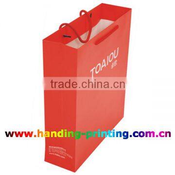 Supply Custom Brown Paper Bags With Handles Wholesale Printing