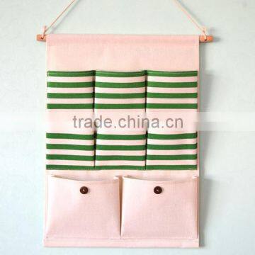 Small Zakka Style Wall Hanging Storage Bag