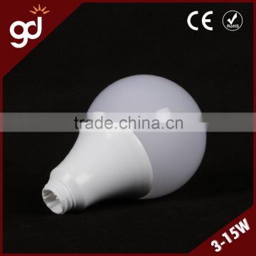 round milky environmental friendly plastic and aluminum PC bulb parts