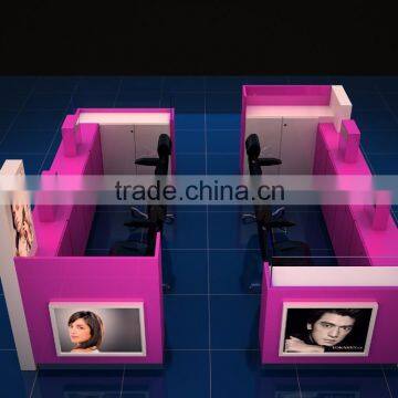 Modern New Style High-End Barber Shop Of Hair Salon Kiosk For Sale