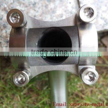 XACD Made Titanium Bending Stem Ti Folding Bicycle Stem Titanium Bending Stem Custom photo-2
