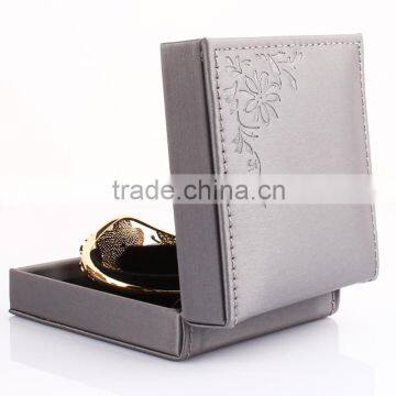 High Level PU & Plush Pattern Jewelry Gift Boxes for Bangle Bracelet Earrings Pendant photo-2