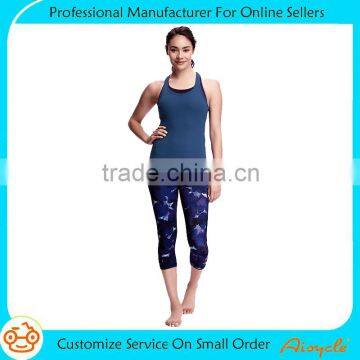 Custom logo yoga vests gym tank top workout sports wear fashion tank top women