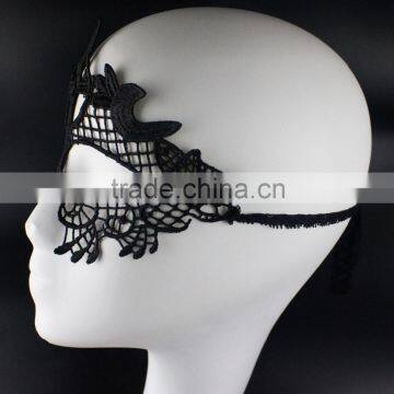 Sexy Lady Black Lace Mask, Masquerade Lace Party Mask for Christmas/Halloween photo-2