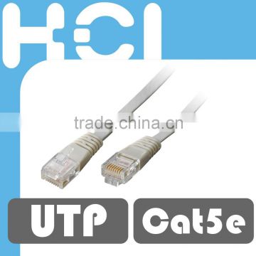 RJ45 Cat5e UTP Cable Stranded Flat Molded Patch Cord