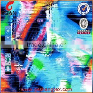 Elastic polyester fabric