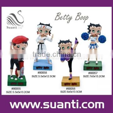 Lady Betty Boop figurines sport theme