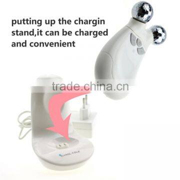 Home Use Hand Held Y Shape Roller Massage Micro-electric Skin Firming Device photo-4