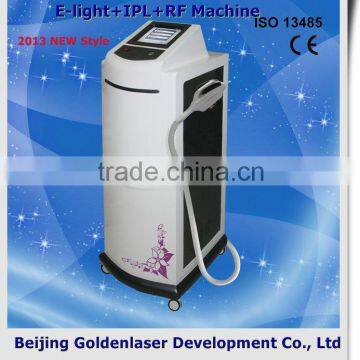 Skin Rejuvenation Www.golden-laser.org/2013 New Style E-light+IPL+RF Machine Portable Ipl Photo Rejuvenation Beauty Equipment With Medical Professional