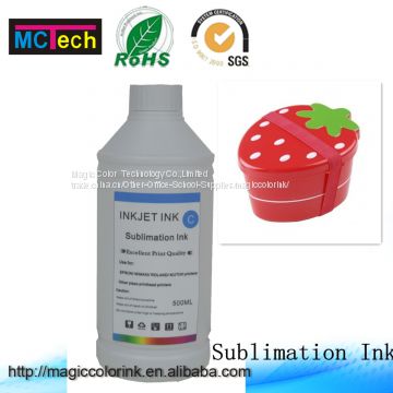 Dye Sublimation ink for Epson wide format inkjet printer of Micro Piezo nozzle