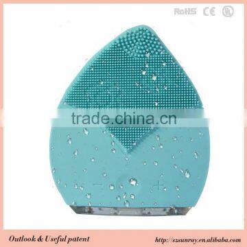 Well made beauty instrument kingdom facial cleansing brush with massager function
