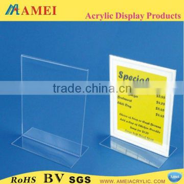 hot sell clear acrylic menu covers cheap