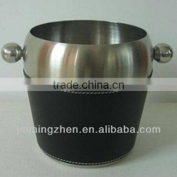 1.0L Stainless Steel Wine Ice Bucket With Handle photo-3