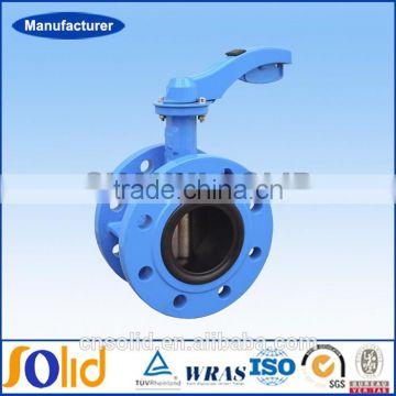 Soft Seat Flanged Butterfly Valve with Lever Operator