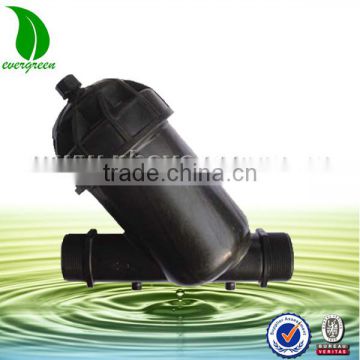 Plastic screen water filter