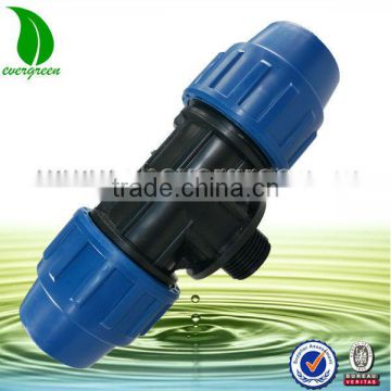 Irrigation PP fitting male tee