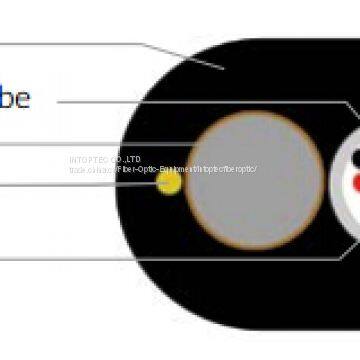 All-Dielectric Flat Drop Cable with PE Jacket