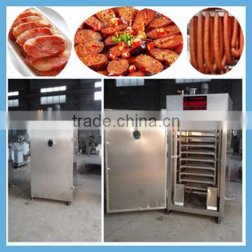 Hotsale most popular mini tilapia fish smoking machine/sausage making machin