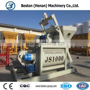 Precast concrete mixer with wheel and concrete mixer station