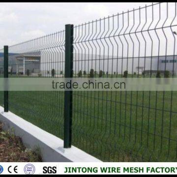 PVC coated/power coated welded fence for resident fence