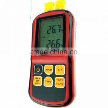 Digital Thermometer Dual Channel Temperature Meter Tester for K/J/T/E/R/S/N Thermocouple Large Display With Backlight photo-3