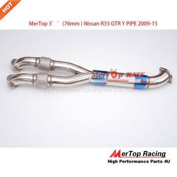 Mertop Titanize GTR R35 Y Pipe Down Pipe 2009+ photo-2