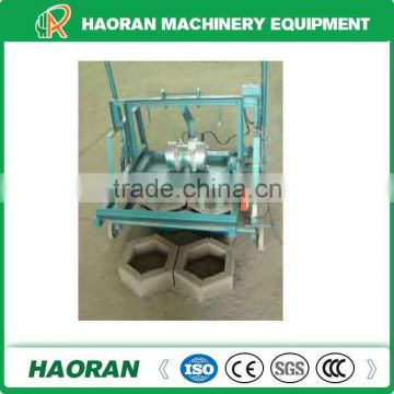 Small semi-automatic cement sand hollow block making machines