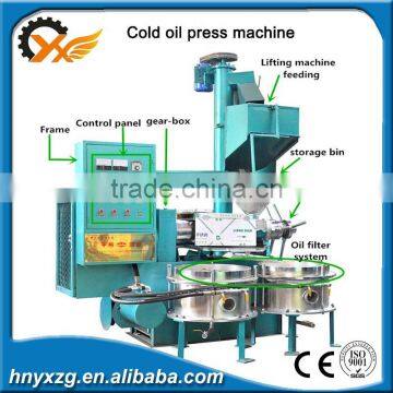 Yuxiang machinery Small Mesh density flax seed cold oil press machine