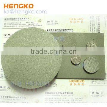 Micron Porous SUS304 316L SS Stainless Steel Sintered Disc Filters photo-3