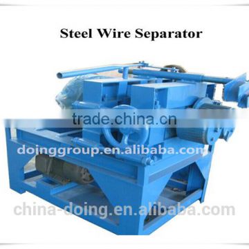 steel wire separator/rubber milling machine/fiber separator turns waste tire into wealth